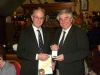Tony Convery receiving his award