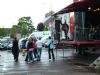 The Ceili Dancing goes on despite the rain.